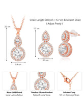 Charm Pendant & CZ Set by Peora – Stylish Fashion Jewellery

