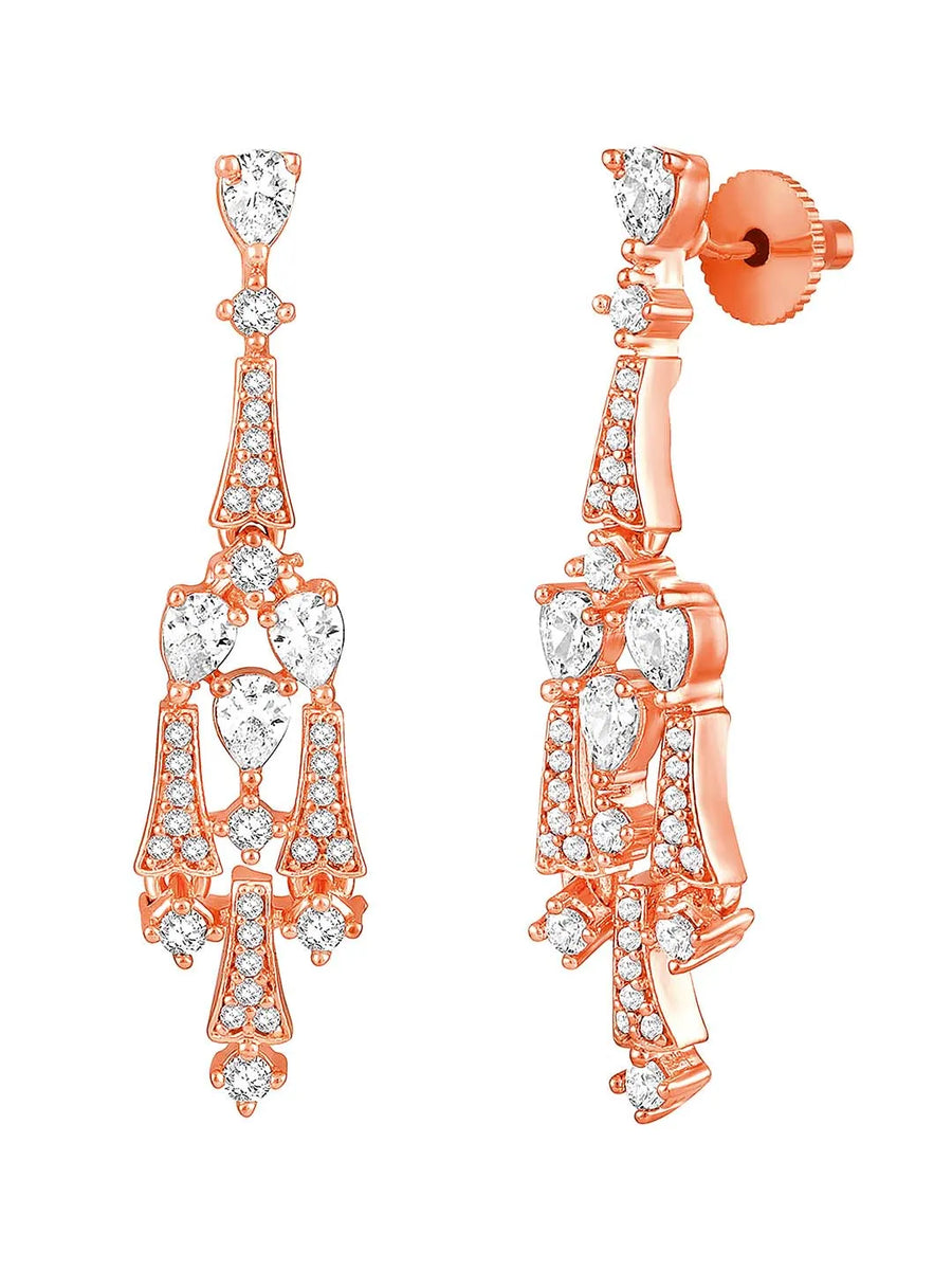 CZ Necklace Set – Stunning CZ Stone Jewellery by Peora
