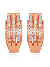 Diamond Hoop Earrings | Sparkling Fashion Jewellery by Peora Fashions