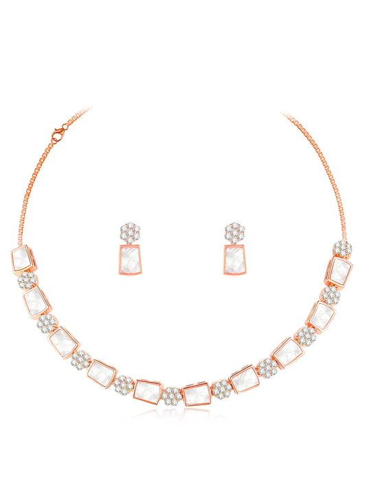 CZ Necklace Set – Radiant Fashion Jewellery by Peora

