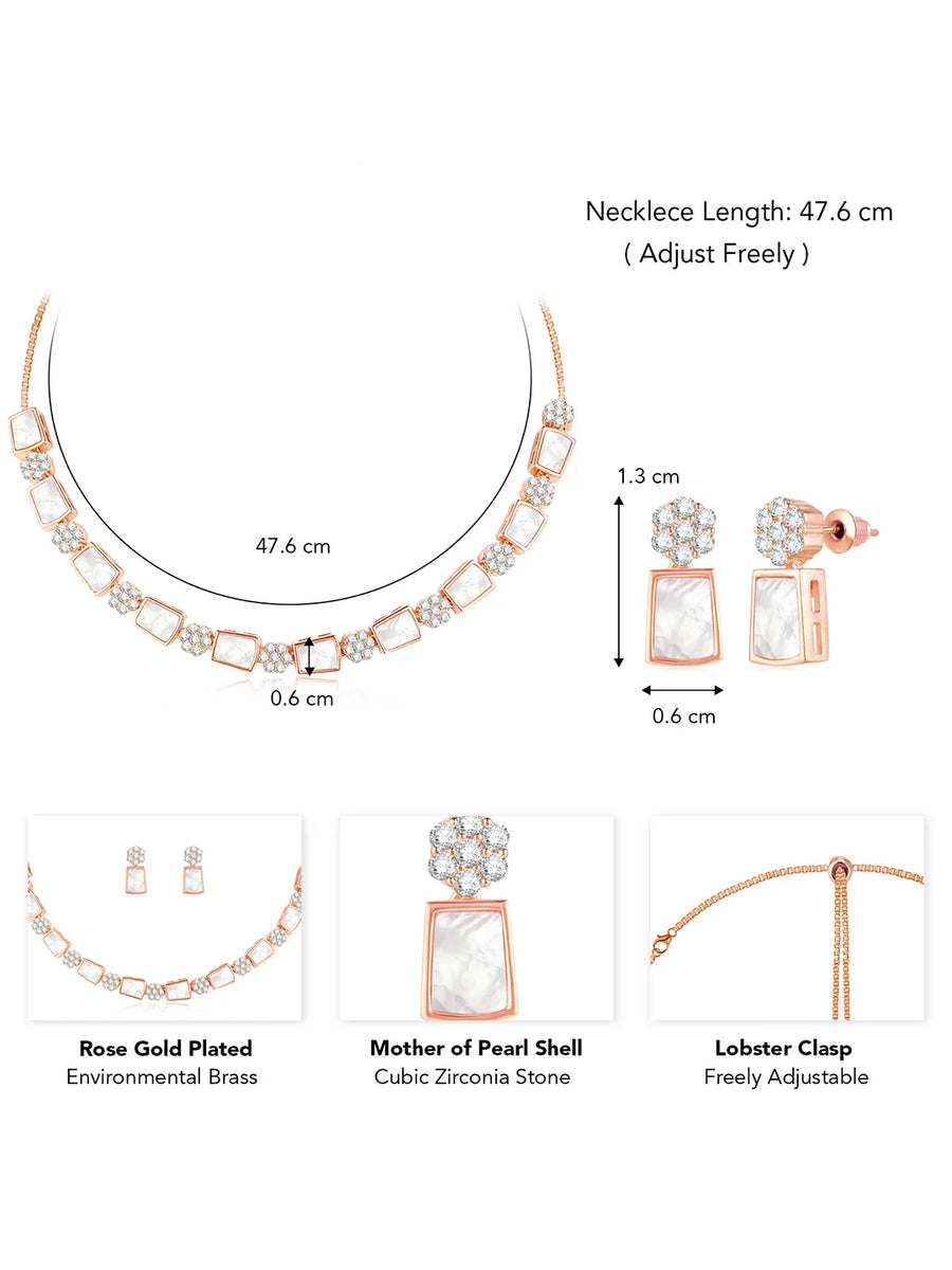 CZ Necklace Set – Radiant Fashion Jewellery by Peora


