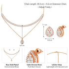 CZ Necklace Set – Sparkling Fashion Jewellery by Peora


