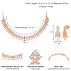 CZ Necklace Set – Premium Jewellery with Sparkling Finish by Peora
