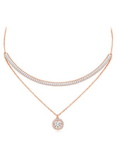 Two Layer Pendant Necklace Set – Trendy Fashion Jewellery by Peora

