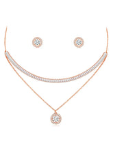 Two Layer Pendant Necklace Set – Trendy Fashion Jewellery by Peora

