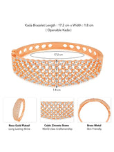 CZ Kada Bangle – Stunning Stone Bangle Jewellery by Peora
