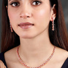 Diaries CZ Necklace Set – Elegant Storytelling Jewellery by Peora

