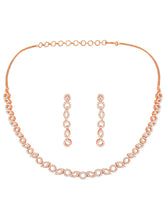 Diaries CZ Necklace Set – Elegant Storytelling Jewellery by Peora
