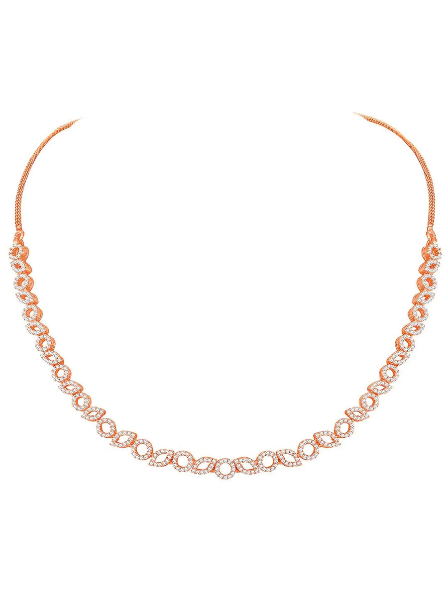 Diaries CZ Necklace Set – Elegant Storytelling Jewellery by Peora
