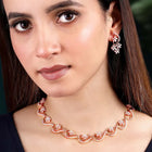 Ballet Floral Necklace Set – Graceful Floral Jewellery by Peora

