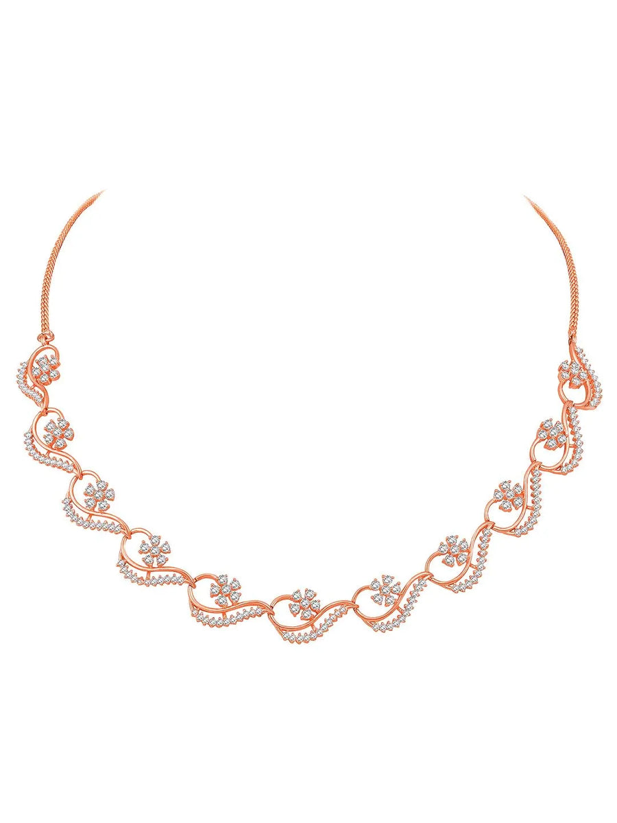 Ballet Floral Necklace Set – Graceful Floral Jewellery by Peora
