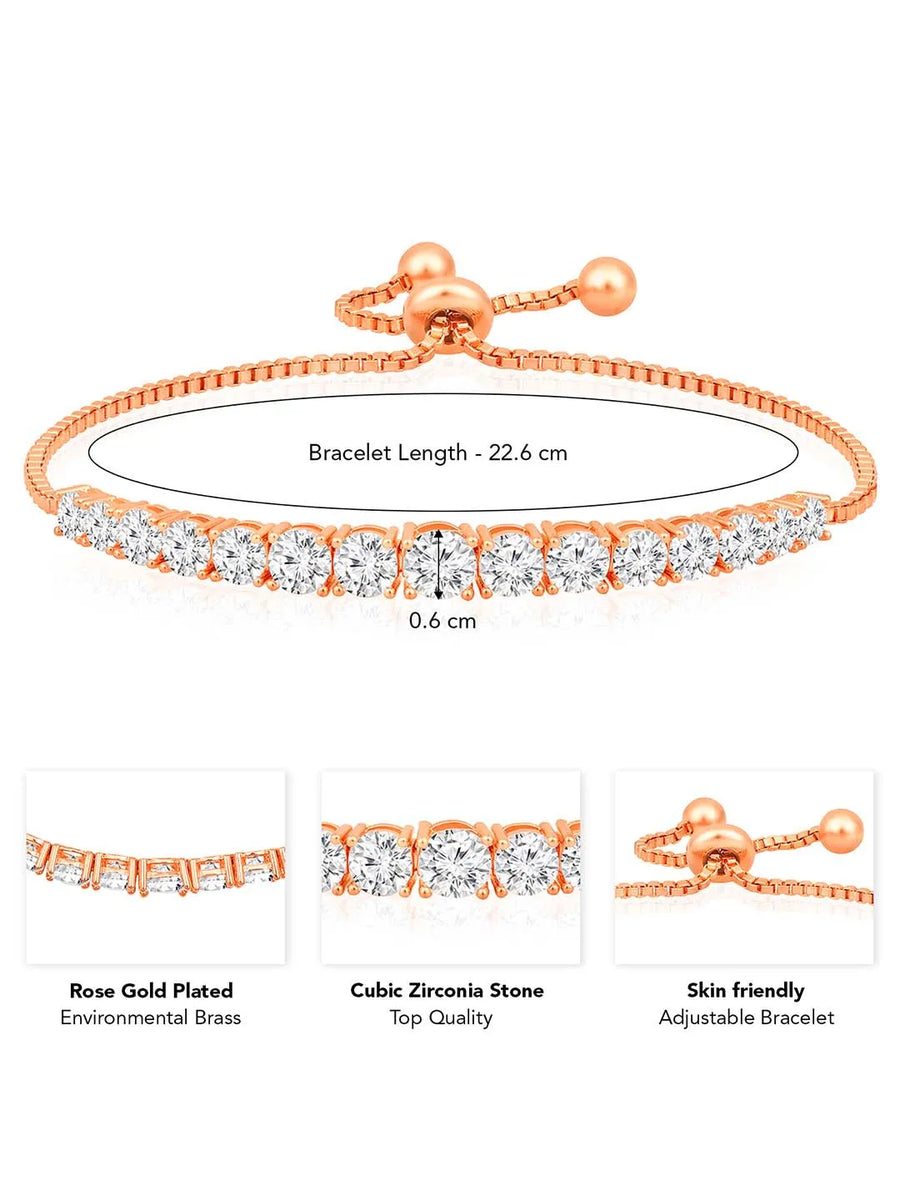 CZ Bracelet – Stylish Sparkling Jewellery by Peora
