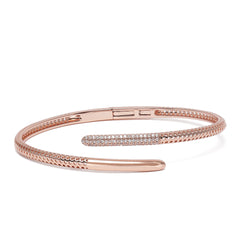 Sleek and Chic CZ Kada for Women