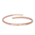 Sleek and Chic CZ Kada for Women in Rose Gold featuring Cubic Zirconia kada bracelet  
