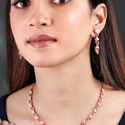 CZ Necklace Set – Exquisite Cubic Zirconia Jewellery by Peora
