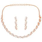 CZ Necklace Set – Exquisite Cubic Zirconia Jewellery by Peora
