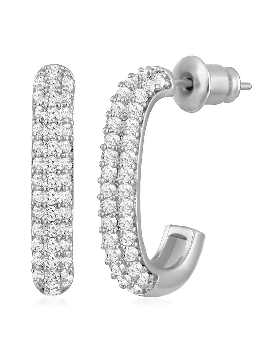 Half Hoop Earrings for Women – Modern & Elegant Styles | Peora