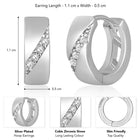 Gilded Grace CZ Hoops by Peora – Luxurious Fashion Jewellery

