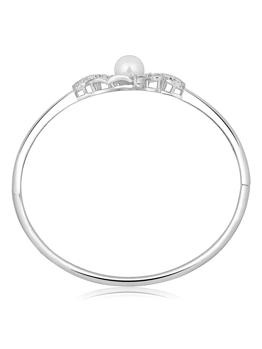 Gems CZ Kada Bracelet by Peora | Bold Cubic Zirconia Fashion Jewellery

