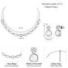 CZ Stones Necklace Set – Stunning Fashion Jewellery by Peora

