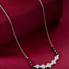 CZ Studded Mangalsutra – Sparkling Traditional Jewellery by Peora
