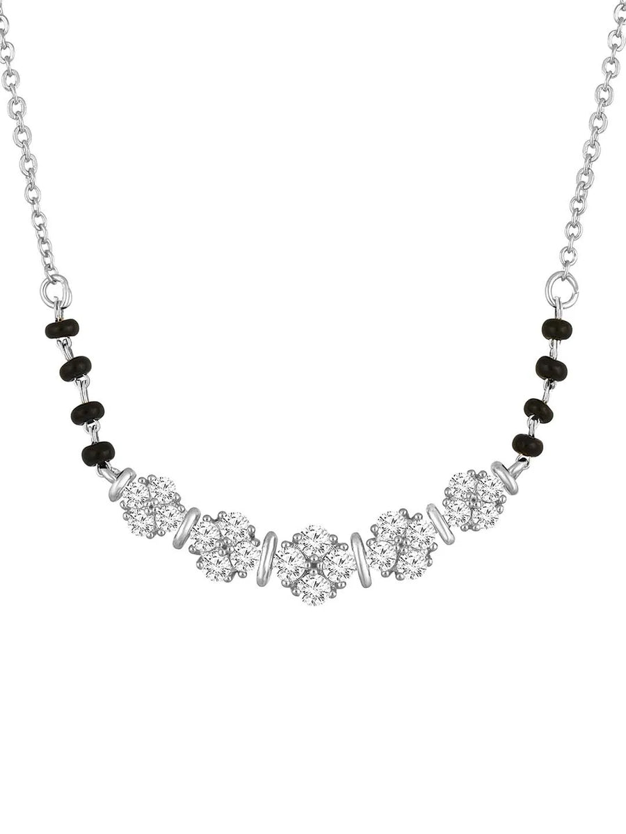 CZ Studded Mangalsutra – Sparkling Traditional Jewellery by Peora
