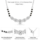 CZ Studded Mangalsutra – Sparkling Traditional Jewellery by Peora

