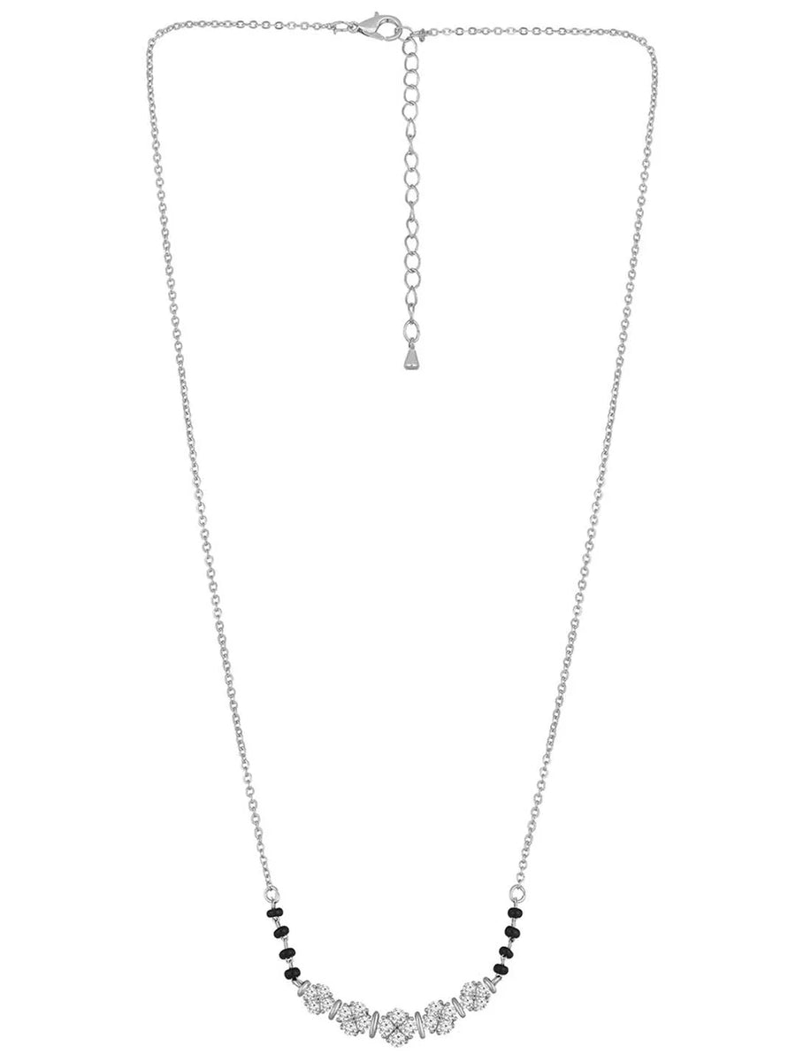 CZ Studded Mangalsutra – Sparkling Traditional Jewellery by Peora
