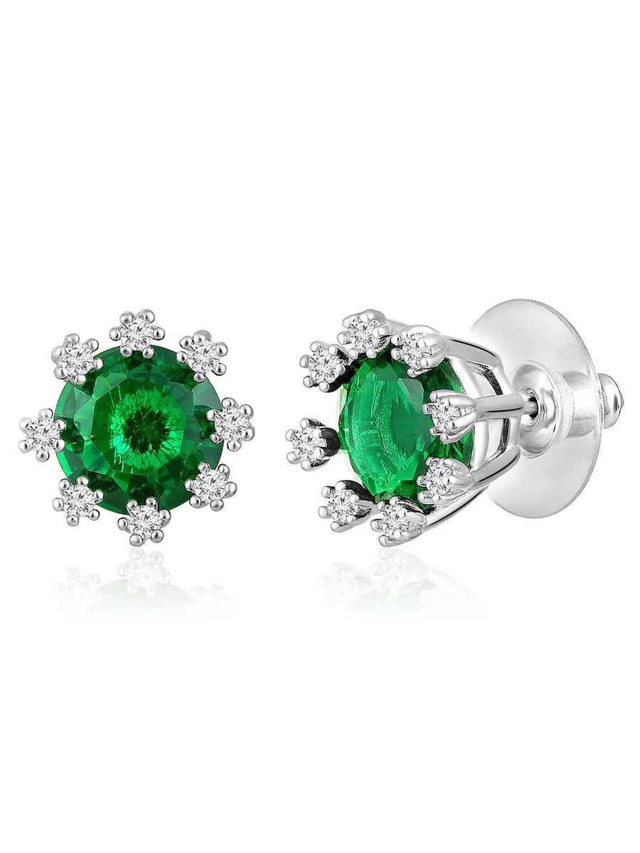 Chic and Versatile CZ Stud Earrings