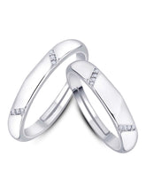 Waves Matching Rings – Symbolic Couple Jewellery | Peora