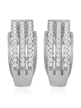 Diamond Hoop Earrings | Sparkling Fashion Jewellery by Peora Fashions