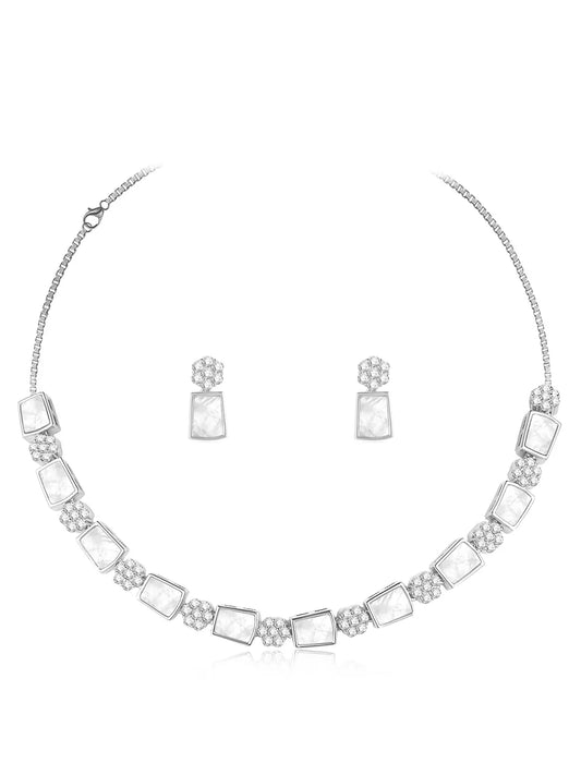 CZ Necklace Set – Radiant Fashion Jewellery by Peora

