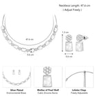 CZ Necklace Set – Radiant Fashion Jewellery by Peora

