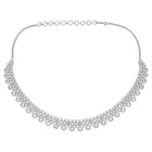 Lustrous Legacy CZ Necklace Set - Silver