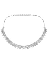 Lustrous Legacy CZ Necklace Set - Silver