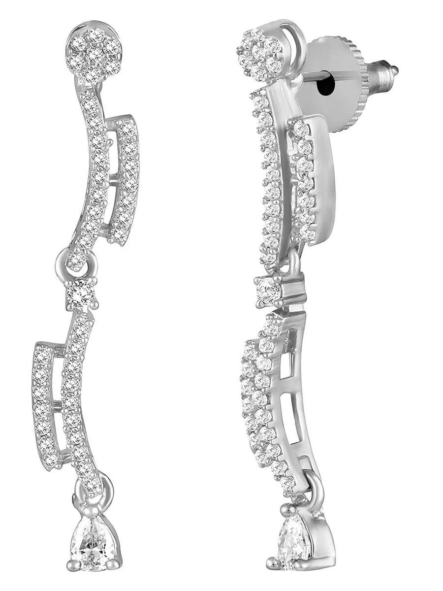 Twinkle CZ Necklace Set – Shimmering CZ Jewellery by Peora
