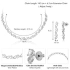 CZ Necklace Set – Exquisite Cubic Zirconia Jewellery by Peora
