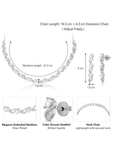 CZ Necklace Set – Exquisite Cubic Zirconia Jewellery by Peora
