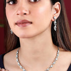 CZ Necklace Set – Exquisite Cubic Zirconia Jewellery by Peora
