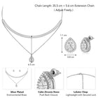 CZ Necklace Set – Sparkling Fashion Jewellery by Peora

