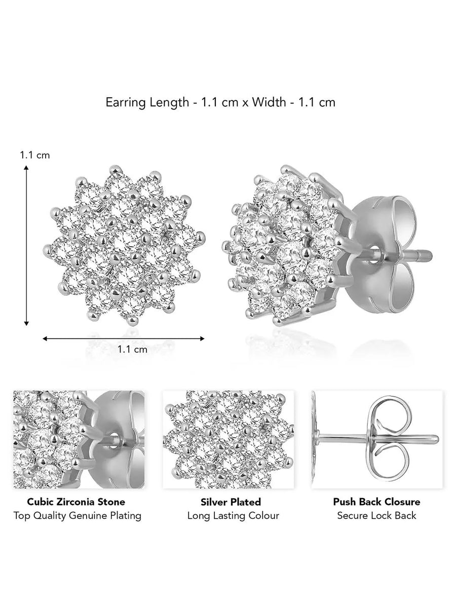 Brilliant CZ Studs by Peora – Radiant Fashion Jewellery

