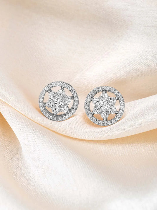 Sparkle CZ Stud Earrings by Peora – Dazzling Fashion Jewellery

