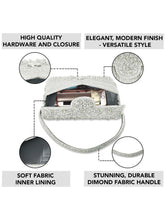 Glam Clutch Handbag by Peora | Sparkling Fashion Accessory for Evenings

