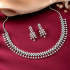 CZ Necklace Set – Premium Jewellery with Sparkling Finish by Peora
