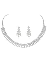 CZ Necklace Set – Premium Jewellery with Sparkling Finish by Peora
