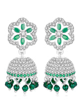 Grove CZ Jhumki | Nature-Inspired Jewellery by Peora

