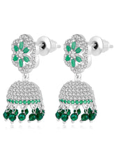 Grove CZ Jhumki | Nature-Inspired Jewellery by Peora

