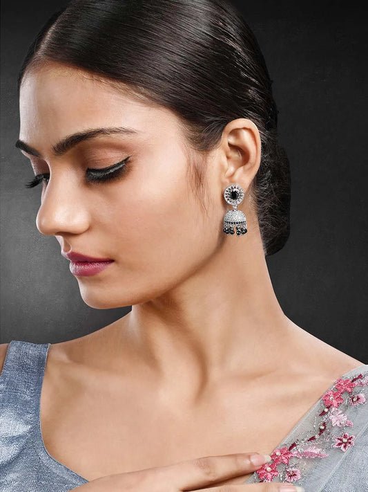 CZ Jhumki Design – Elegant CZ Jewellery by Peora