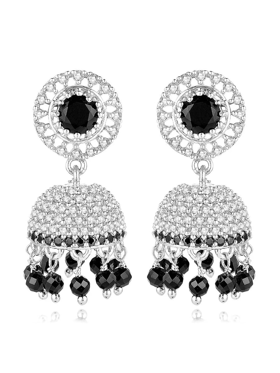 CZ Jhumki Design – Elegant CZ Jewellery by Peora