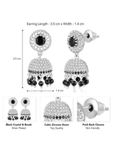 CZ Jhumki Design – Elegant CZ Jewellery by Peora